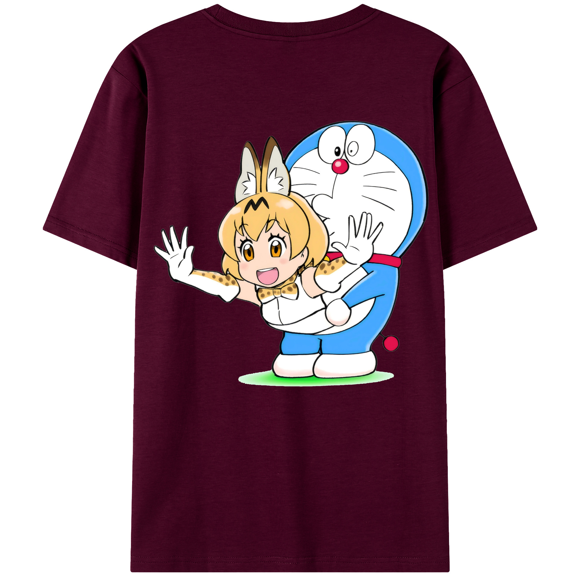（画像用） ドラえもん Doraemon レディース半袖Tシャツ(バックプリント)